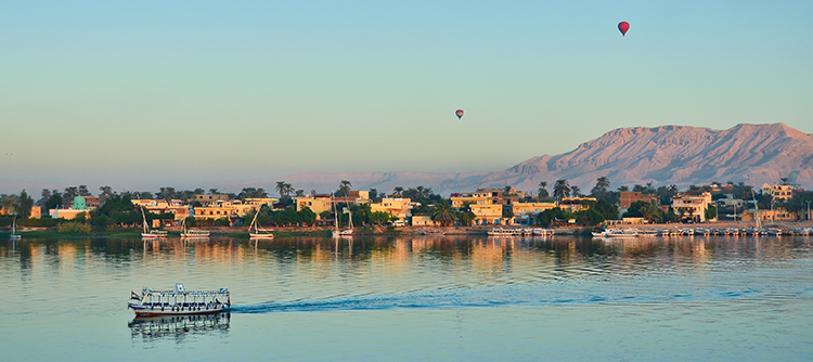 Beautiful views while cruising the Nile River