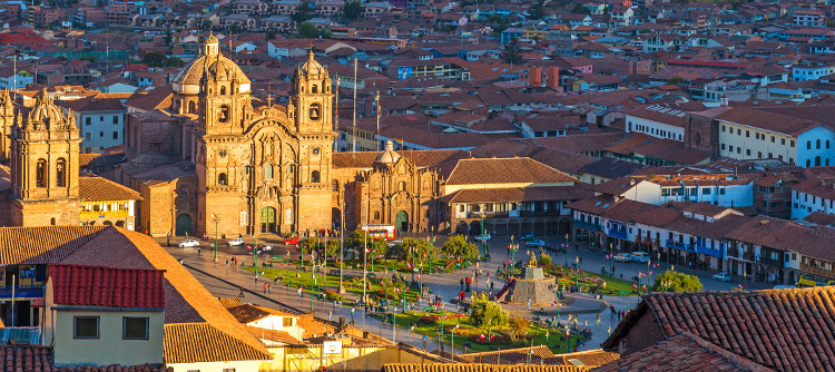 Plaza de Armas cathedral, Cusco, Peru, South America